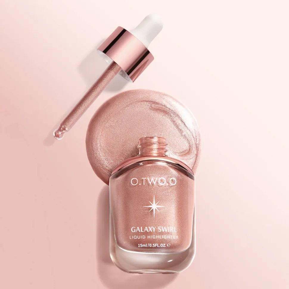 HC005-02 O.TWO.O Ультра Кремовый жидкий хайлайтер Персиковый 15ml