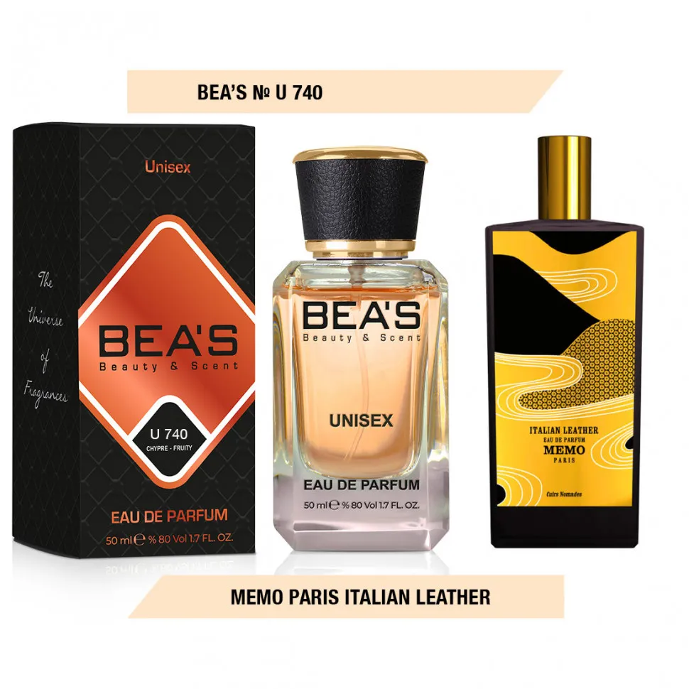 Парфюм BEA'S 50 ml U 740 Memo Paris Italian Leather unisex