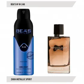 BEA'S Дезодорант M248 Zara Metallic Spirit Men 200 ml