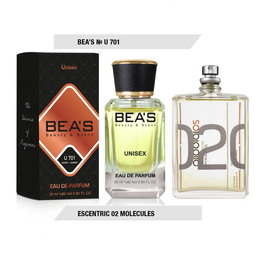 Парфюм BEA'S 25 ml U 701 Escentric 02 Molecules unisex