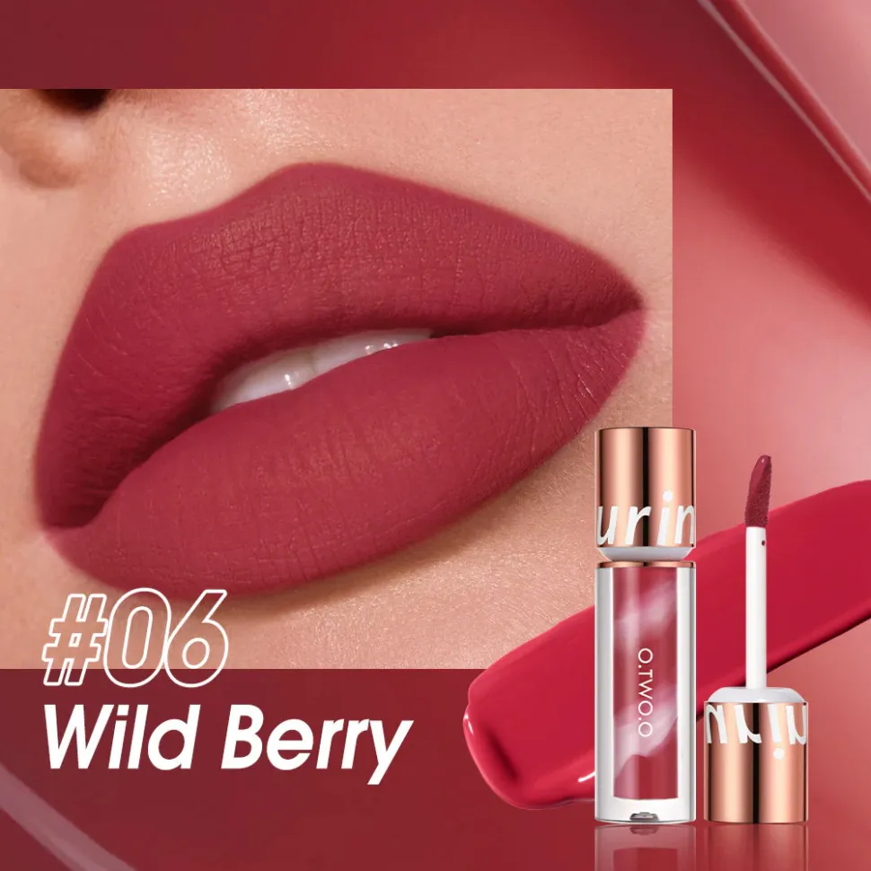 SC057-06 O.TWO.O Водостойкая матовая помада New Trending Lip Gloss 2,5g