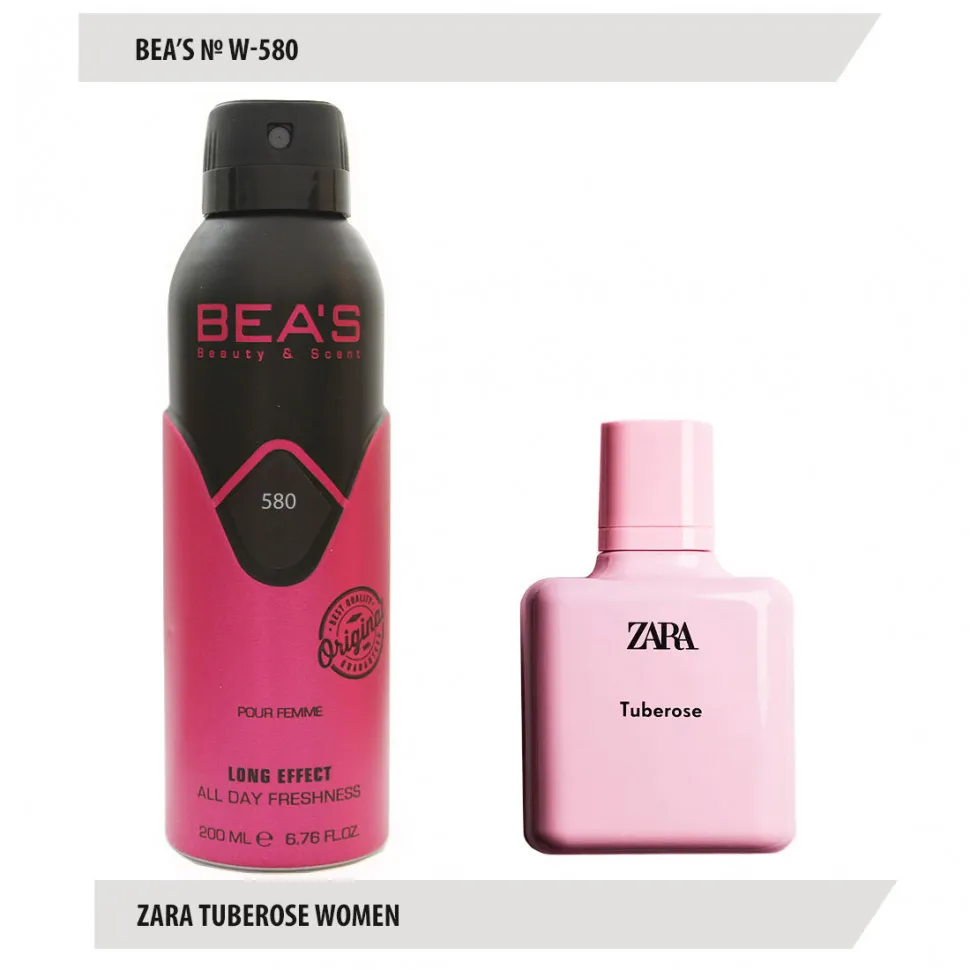 BEA'S Дезодорант W580 Zara Tuberose women 200 ml BEA'S Дезодорант W580 Zara Tuberose women 200 ml