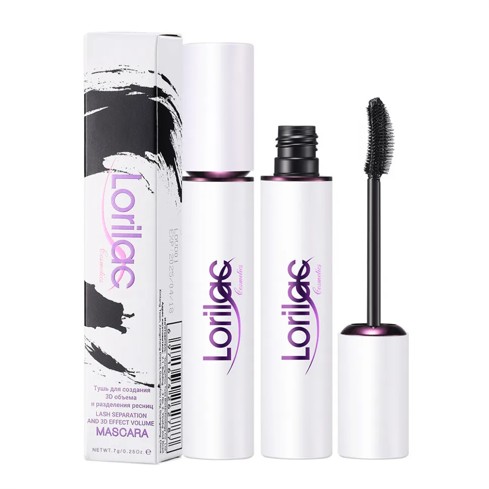 Lorilac Тушь для ресниц 3D объем и разделение ресниц, эффект распахнутых глаз 7мл. E023-2
