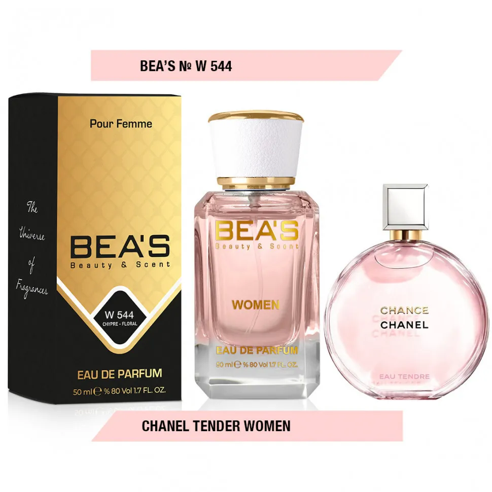Парфюм BEA'S 50 ml W 544 Chanel Chance eau Tendre Parfum Women