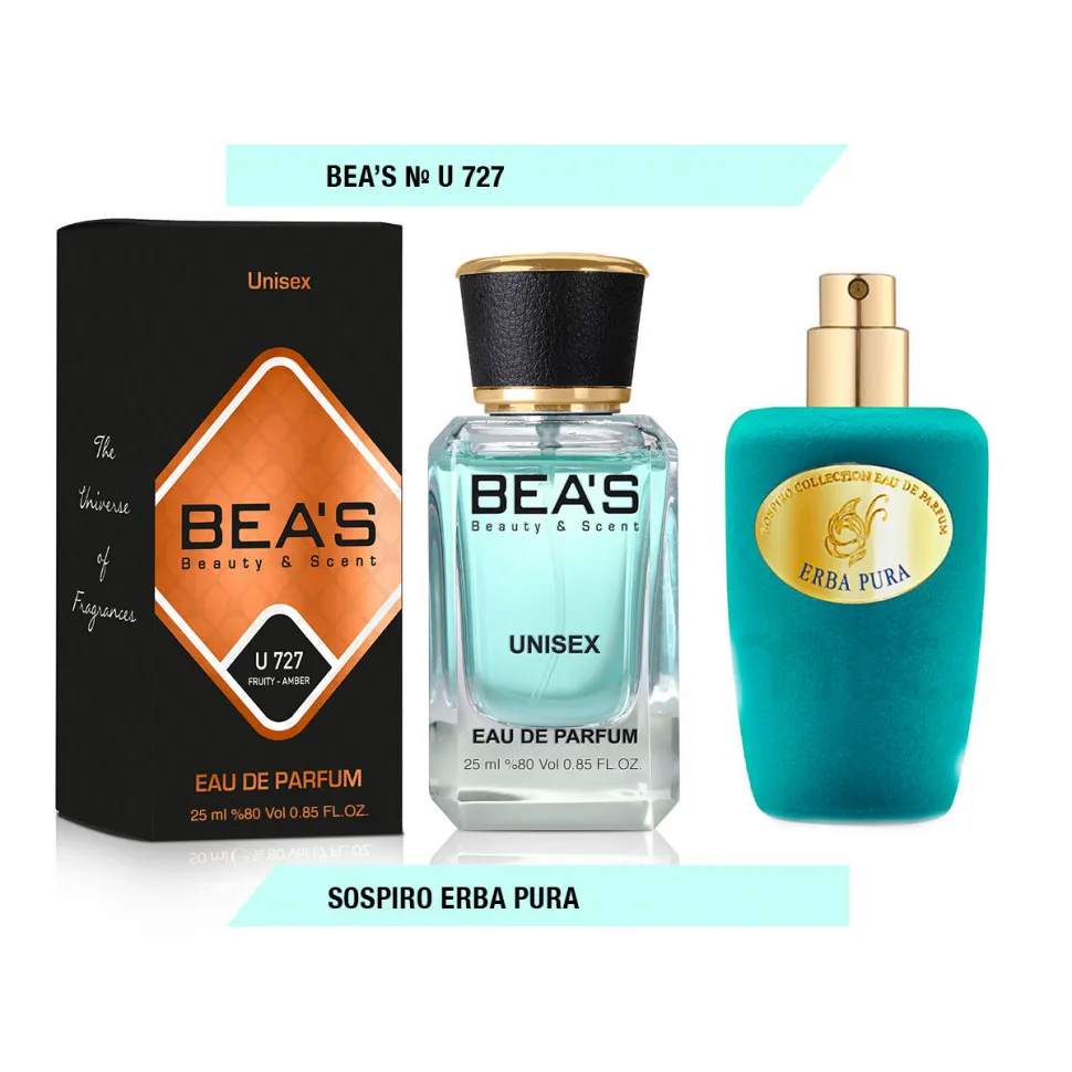 Парфюм BEA'S 25 ml U 727 Sospiro Erba Pura Edp unisex