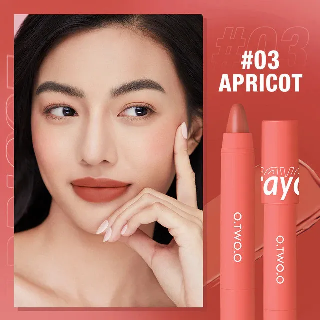 SC051-03 O.TWO.O Матовый карандаш для губ Apricot 3.5 g.