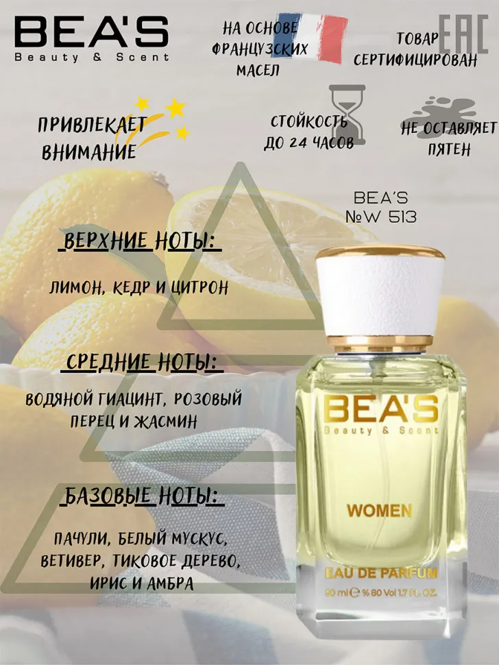 Парфюм BEA'S 50 ml W 513 Chanel Chance Eau Fraiche for women