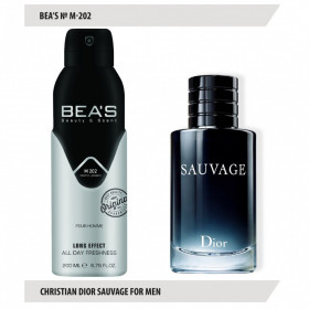 BEA'S Дезодорант M202 Christian Dior Sauvage For Men 200 мл