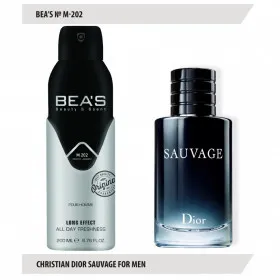 BEA'S Дезодорант M202 Christian Dior Sauvage For Men 200 мл