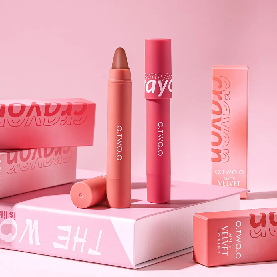 SC051-04 O.TWO.O Матовый карандаш для губ Sunset 3.5 g.