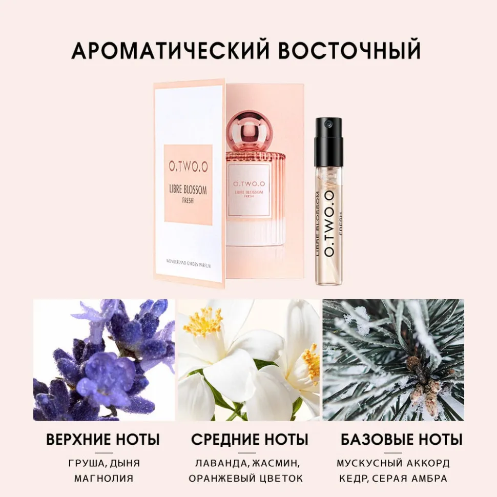 PS01-F03 O.TWO.O Компактный парфюм Wonderland Garden Parfum Libre Blossom 1,5 ml