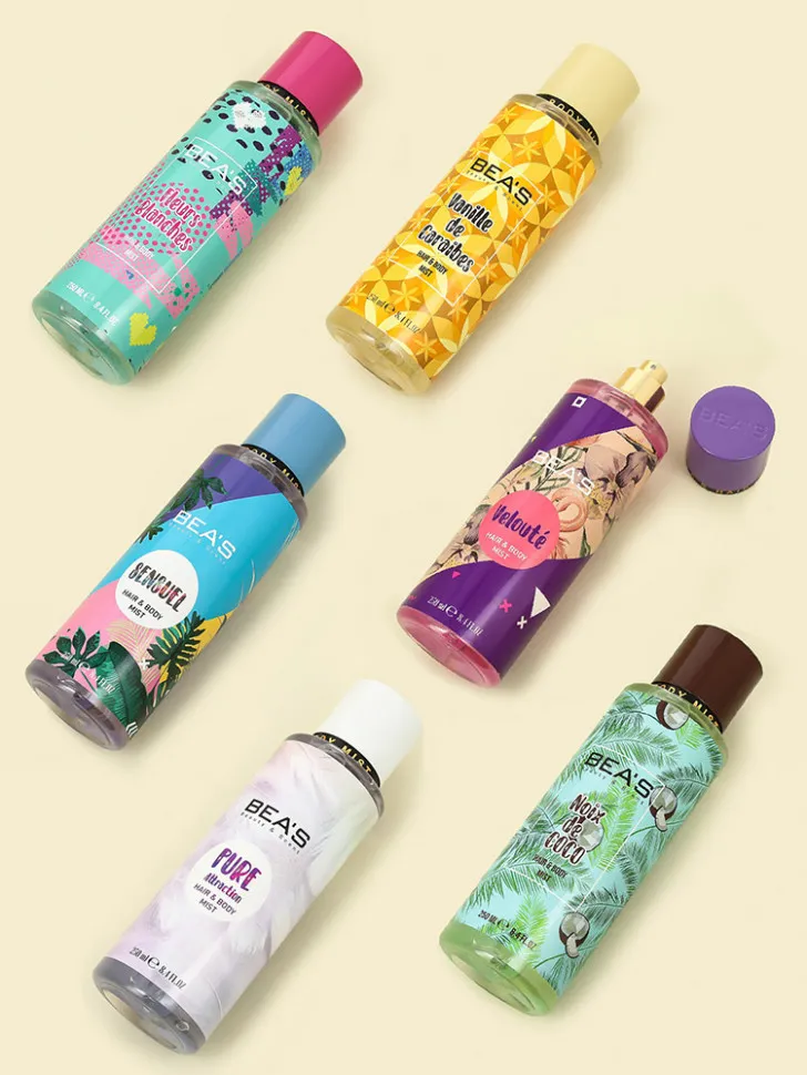 Мист для тела и волос BEA'S Body & Hair Vanille De Caraibes 250 ml