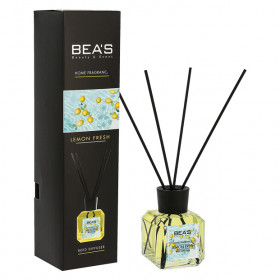 Ароматический диффузор с палочками BEA'S Lemon Fresh - Свежий лимон 120 ml