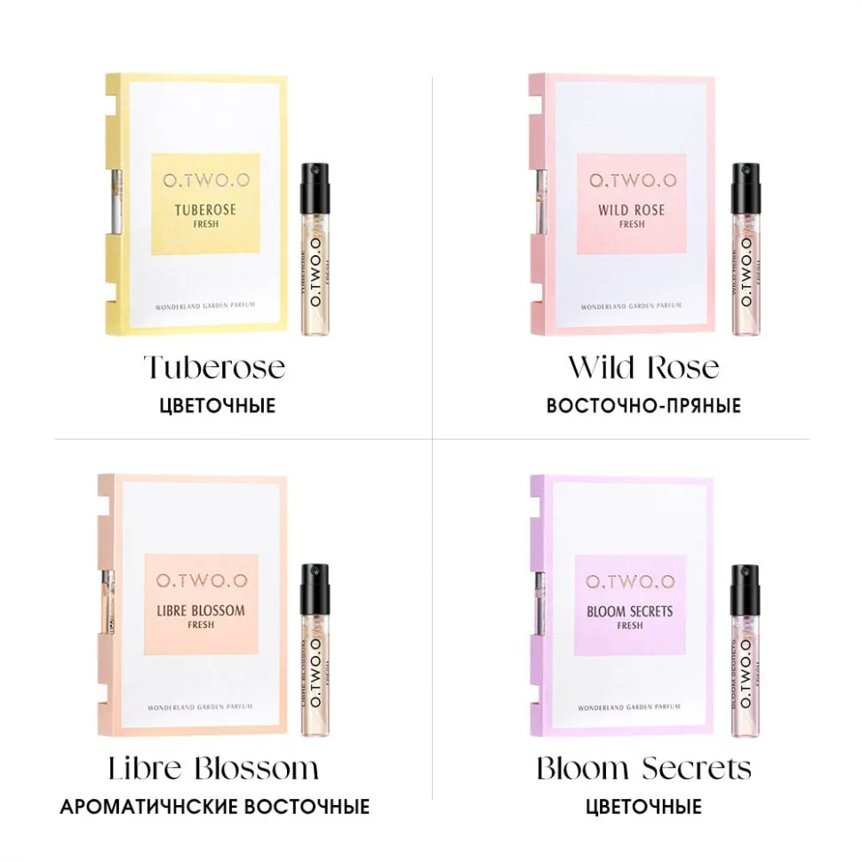 PS01-F04 O.TWO.O Компактный парфюм Wonderland Garden Parfum Bloom Secrets 1.5 ml