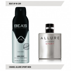 BEA'S Дезодорант M209 Chanel Allure Sport Men 200 мл