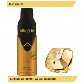 BEA'S Дезодорант W526 Paco Rabanne Lady Million 200 ml for women