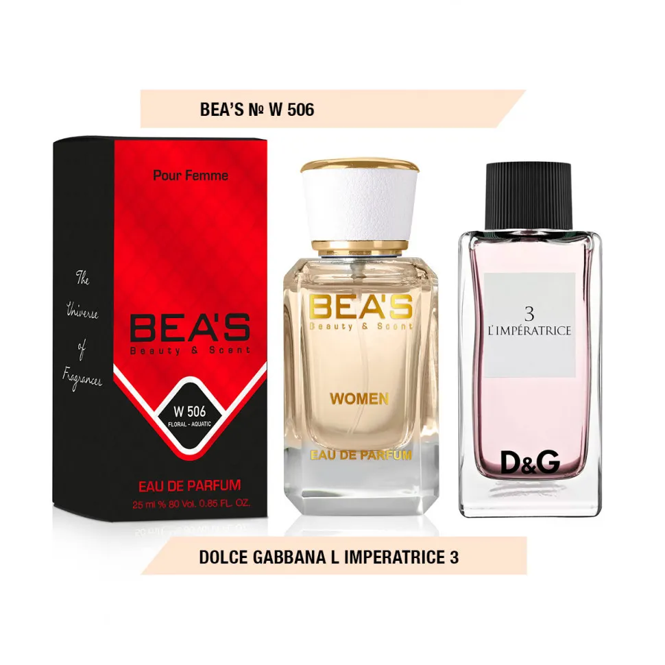 Парфюм BEA'S 25 ml W 506 Dolce Gabbana L Imperatrice 3 for women