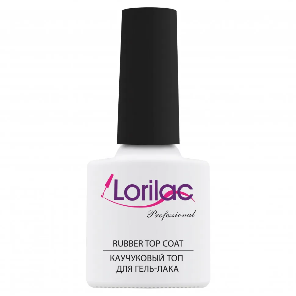Lorilac каучуковый топ для гель-лака 10 ml