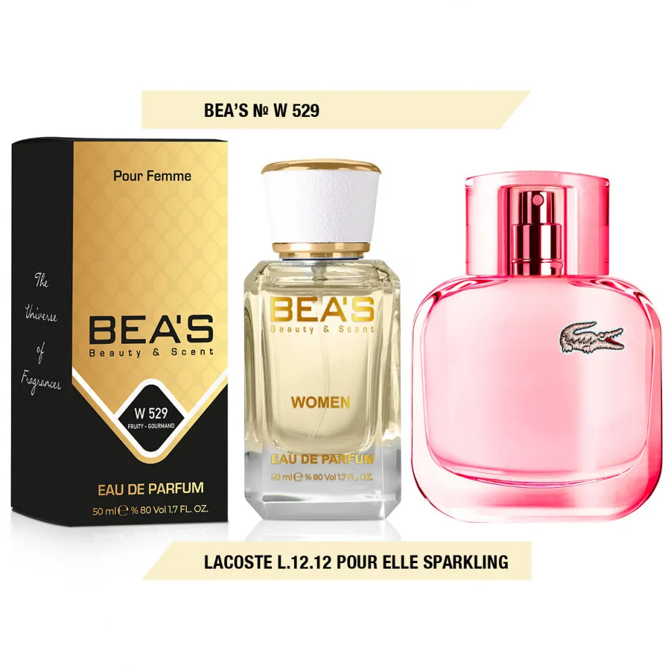 Парфюм BEA'S 50 ml W 529 Lacoste L.12.12 Pour Elle Sparkling for women