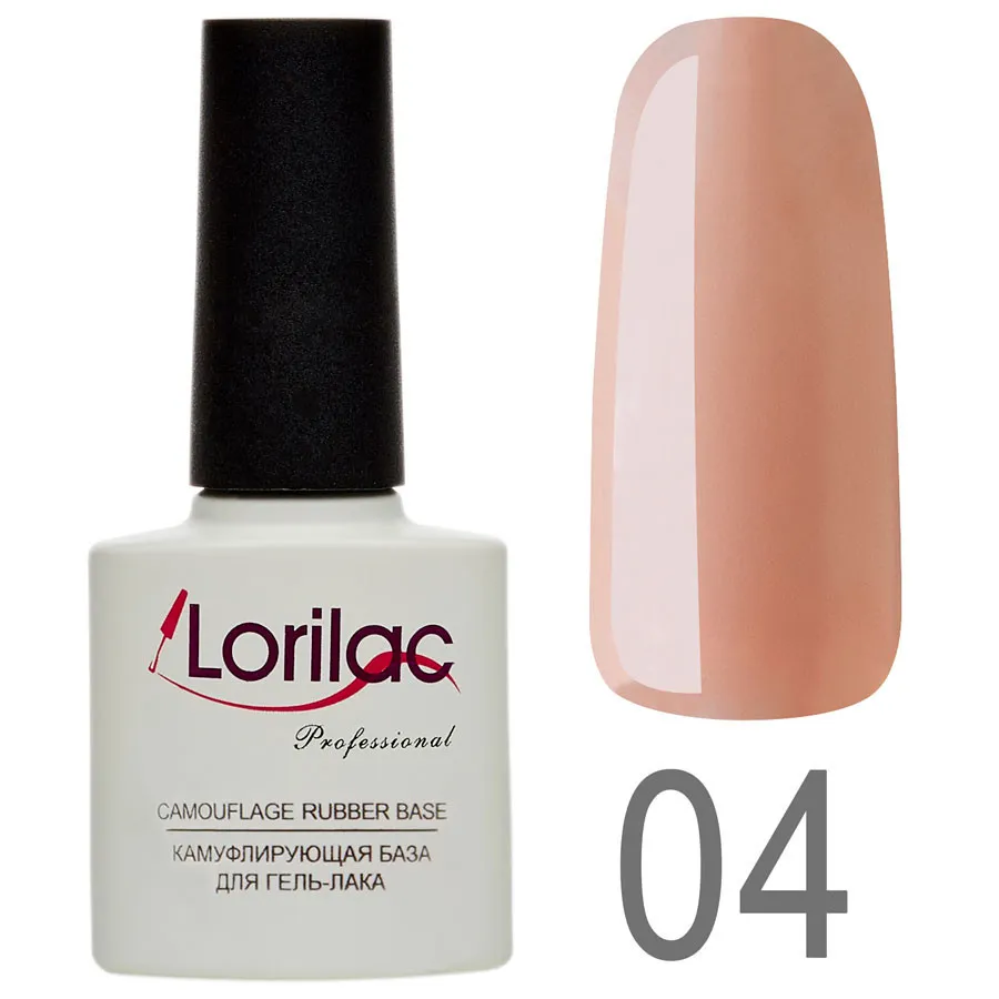 Lorilac камуфлирующая база для гель-лака 10 ml #4