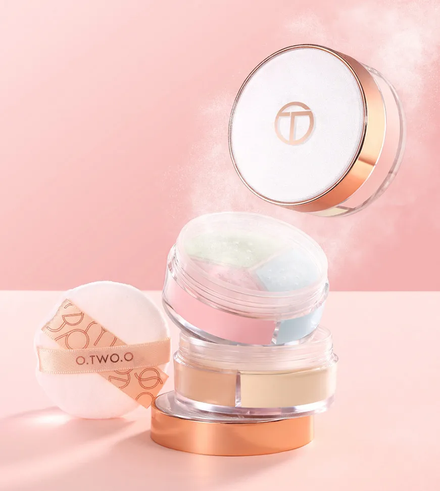 SC053-02 O.TWO.O Трехцветная рассыпчатая пудра 9 g