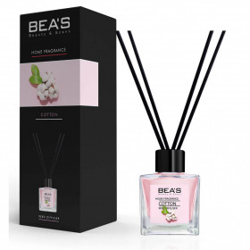 Ароматический диффузор с палочками BEA'S Cotton - Хлопок - 50 ml