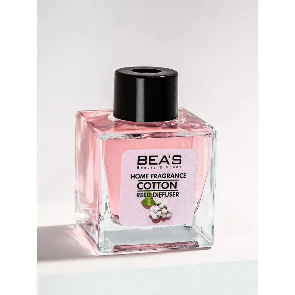 Ароматический диффузор с палочками BEA'S Cotton - Хлопок - 50 ml