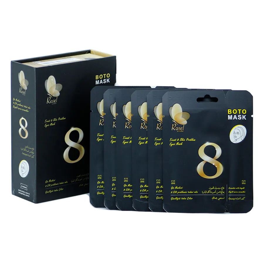 Rosel Маска для кожи вокруг глаз 8g  + крем 8 Total Mask 2g 1шт