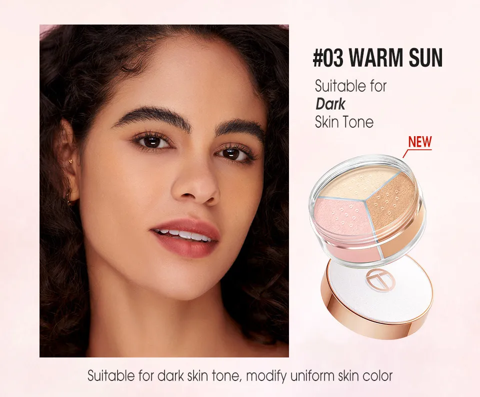 SC053-03 O.TWO.O Трехцветная рассыпчатая пудра 9 g