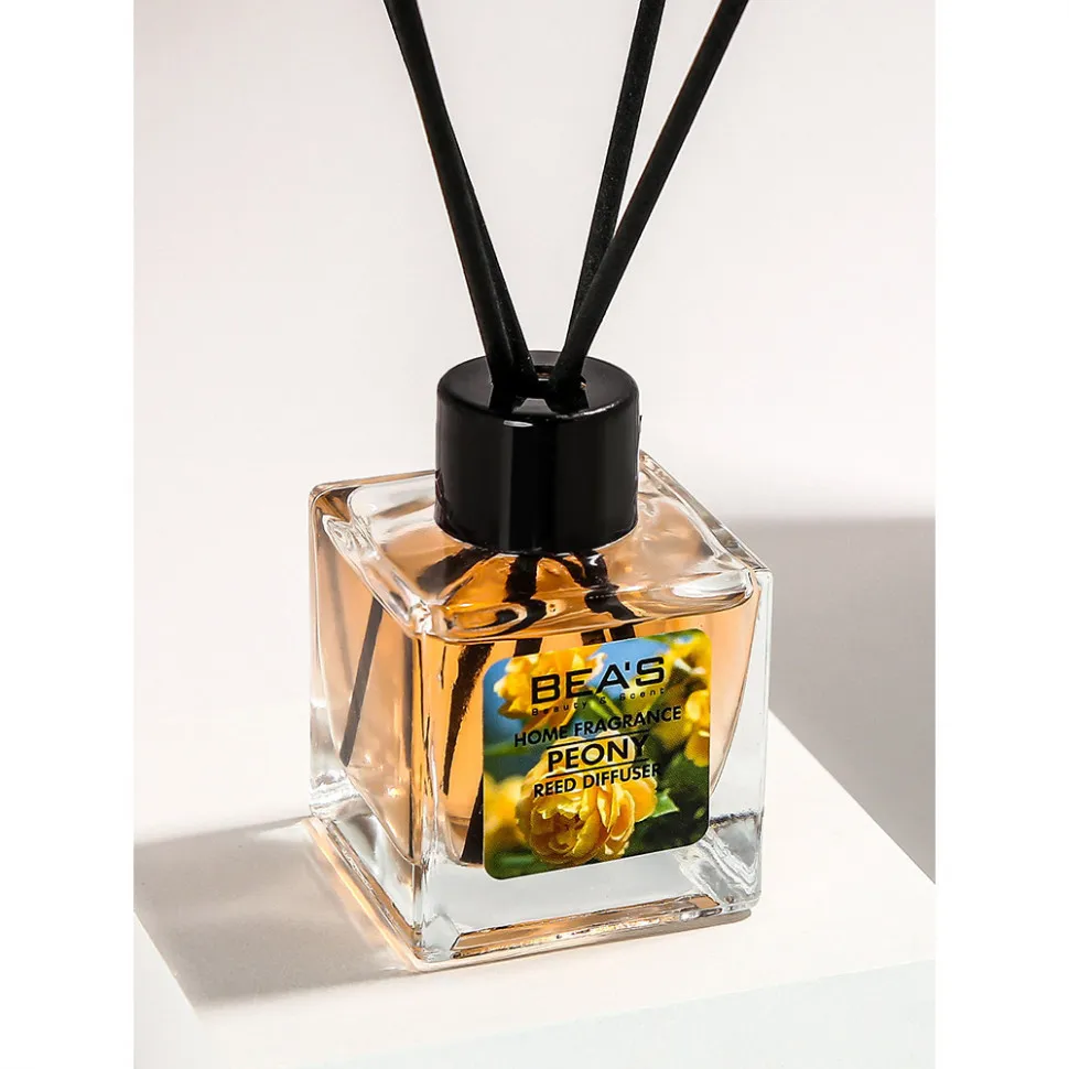Ароматический диффузор с палочками BEA'S Peony - Пион - 50 ml