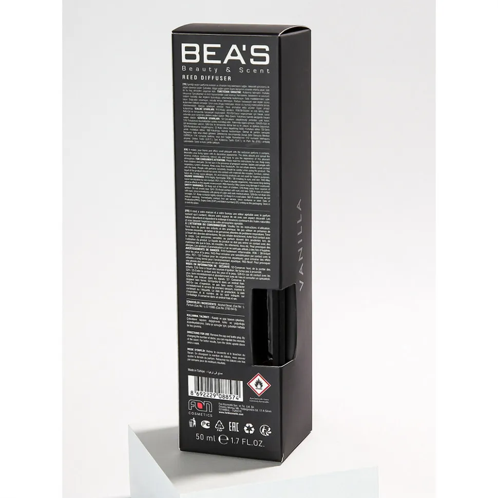 Ароматический диффузор с палочками BEA'S Peony - Пион - 50 ml