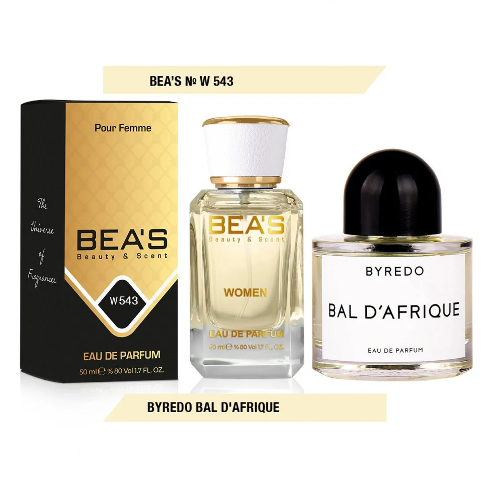 Парфюм BEA'S 50 ml W 543 Byredo Bal D'afrique for women