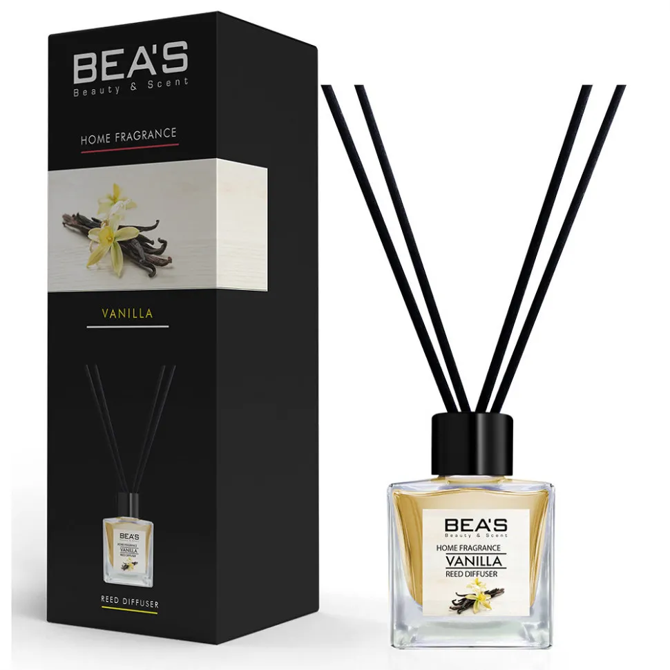 Ароматический диффузор с палочками BEA'S Vanilla - Ванила - 50 ml