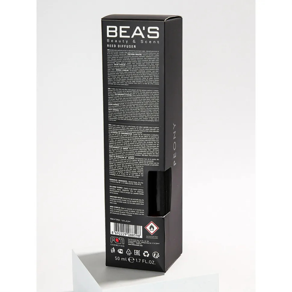 Ароматический диффузор с палочками BEA'S Vanilla - Ванила - 50 ml