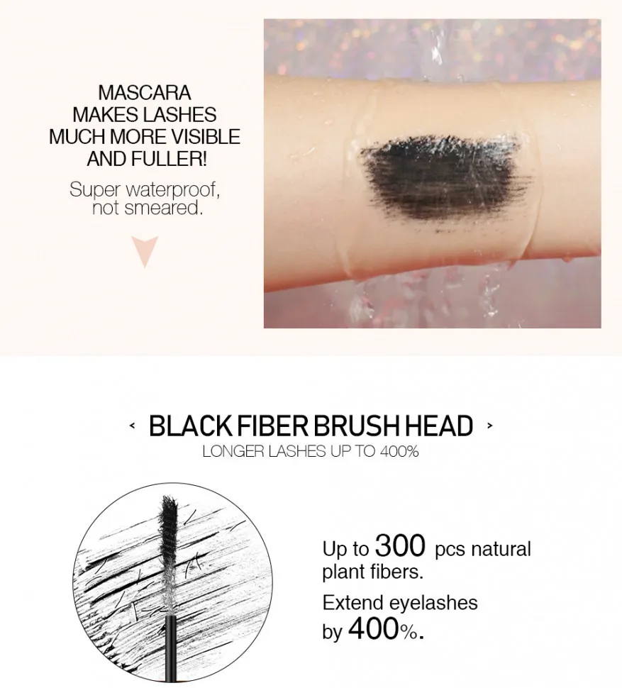 9135 O.TWO.O Тушь для ресниц 4D из шелкового волокна