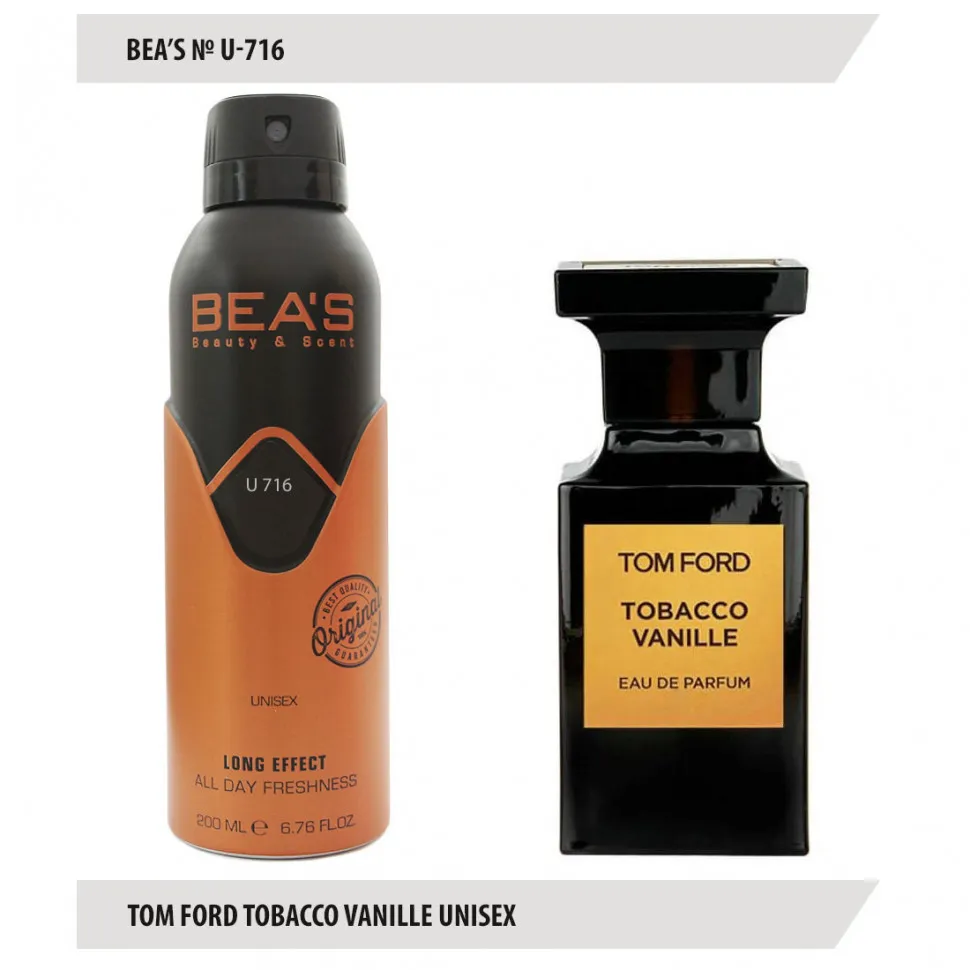 BEA'S Дезодорант U716 Tom Ford Tobacco Vanille Unisex 200 мл