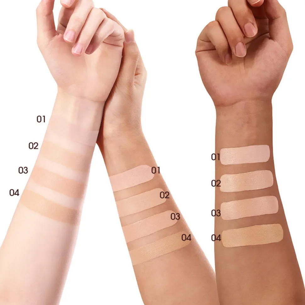 HC008-03 O.TWO.O Крем-кушон с сетчатой текстурой Светлый бежевый 10.5g