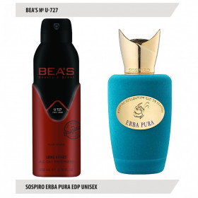 BEA'S Дезодорант U727 Sospiro Erba Pura Unisex 200 мл