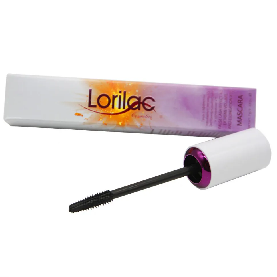 Lorilac Тушь для ресниц 4D водостойкая удлиняющая черная с эффектом накладных ресниц 7 мл E023-3