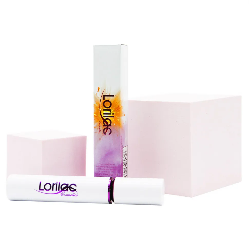 Lorilac Тушь для ресниц 4D водостойкая удлиняющая черная с эффектом накладных ресниц 7 мл E023-3