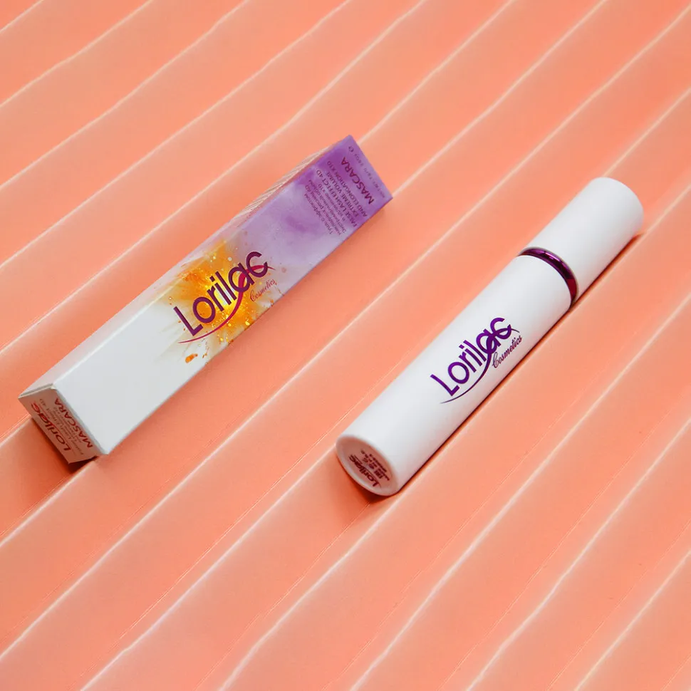 Lorilac Тушь для ресниц 4D водостойкая удлиняющая черная с эффектом накладных ресниц 7 мл E023-3