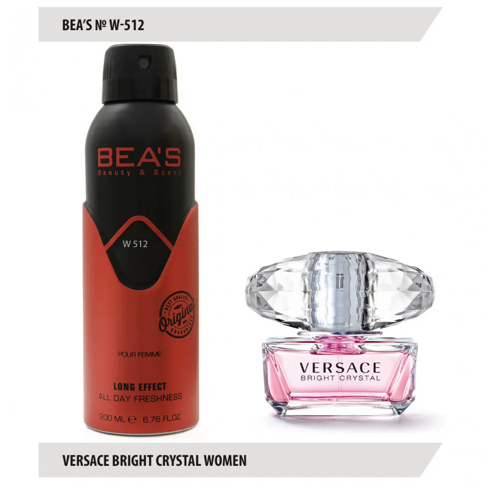 BEA'S Дезодорант W512 Versace Bright Crystal Women 200 мл