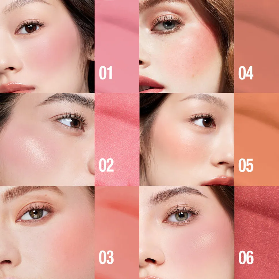 HC002-02 O.TWO.O Жидкие румяна Пыльно-розовый 10.5g