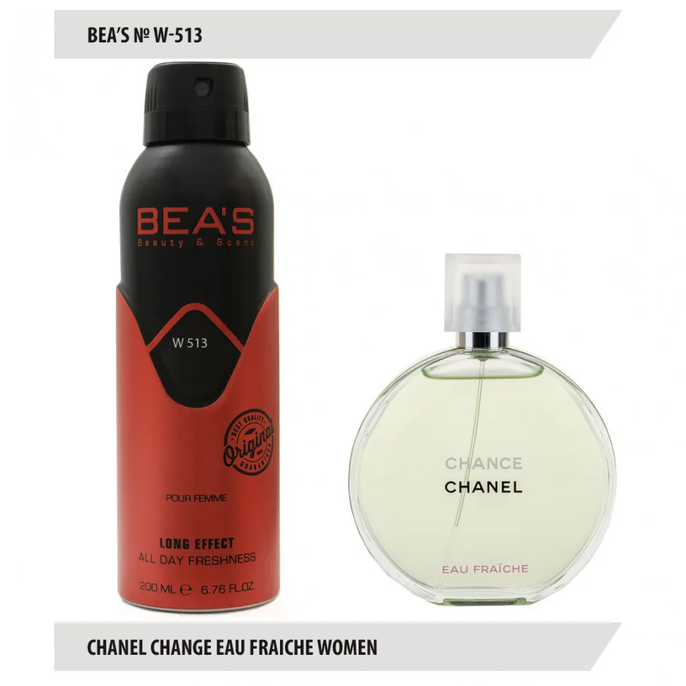 BEA'S Дезодорант W513 Chanel Change Eau Fraiche Women 200 мл