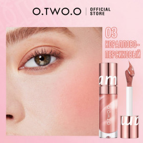 HC002-03 O.TWO.O Жидкие румяна Кораллово-персиковый 10.5g