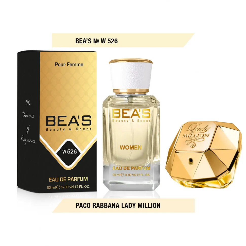 Парфюм BEA'S 50 ml W 526 Paco Rabanne Lady Million for women
