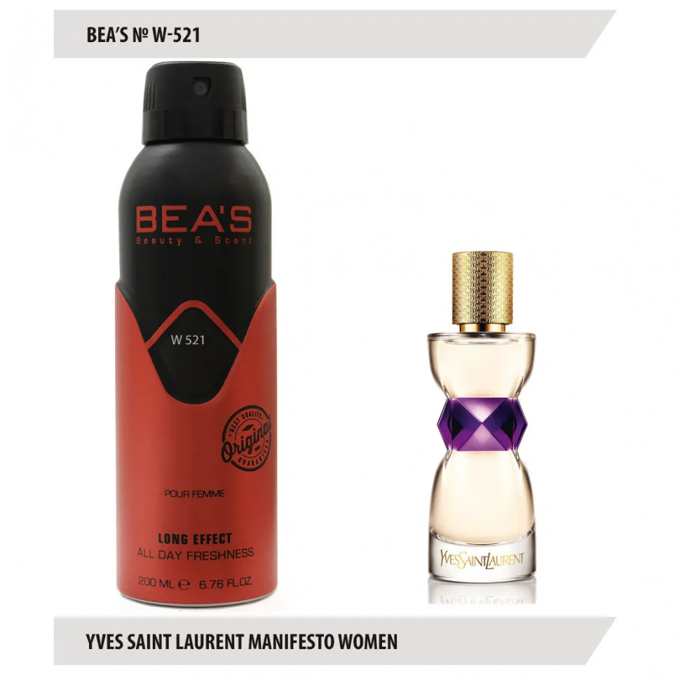 BEA'S Дезодорант W521 Yves Saint Laurent Manifesto Women 200 мл