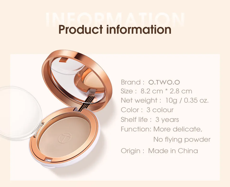 SC025-02 O.TWO.O Компактная пудра 10g