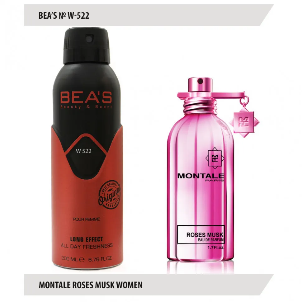 BEA'S Дезодорант W522 Montale Roses Musk women 200 мл