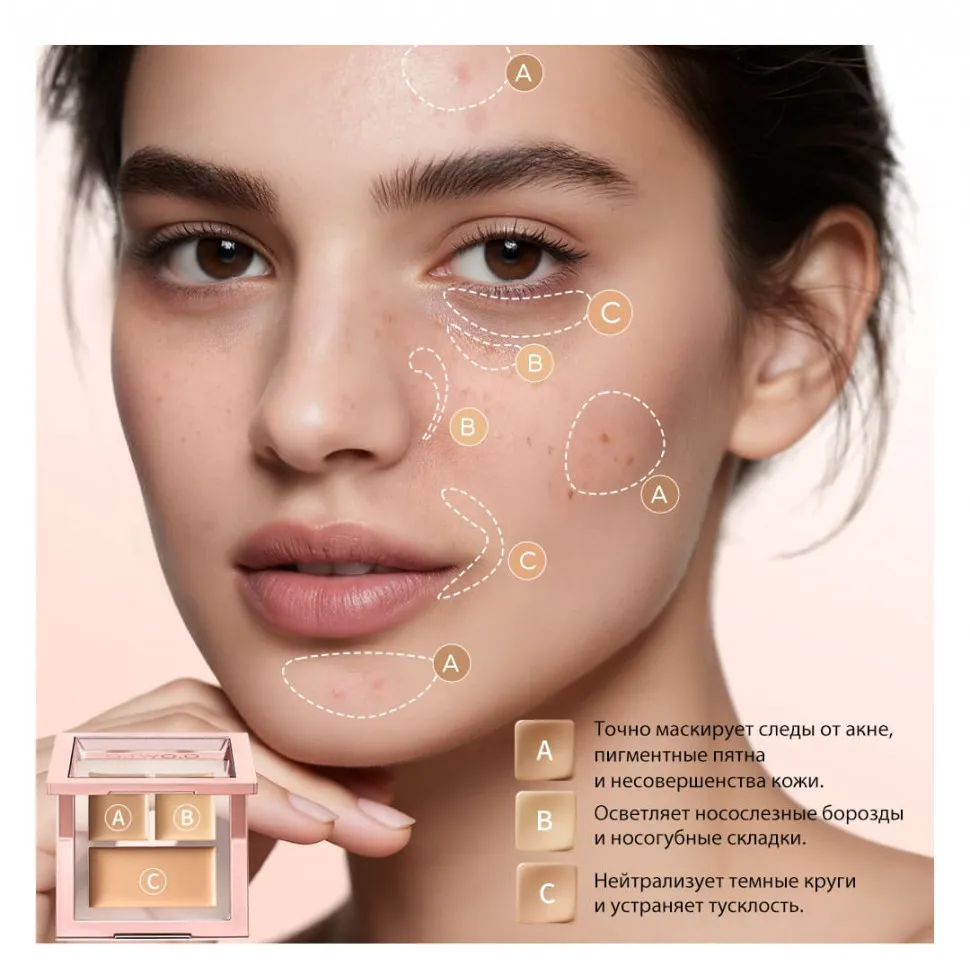 HC014-01 O.TWO.O Консилер с увлажняющим покрытием 9g